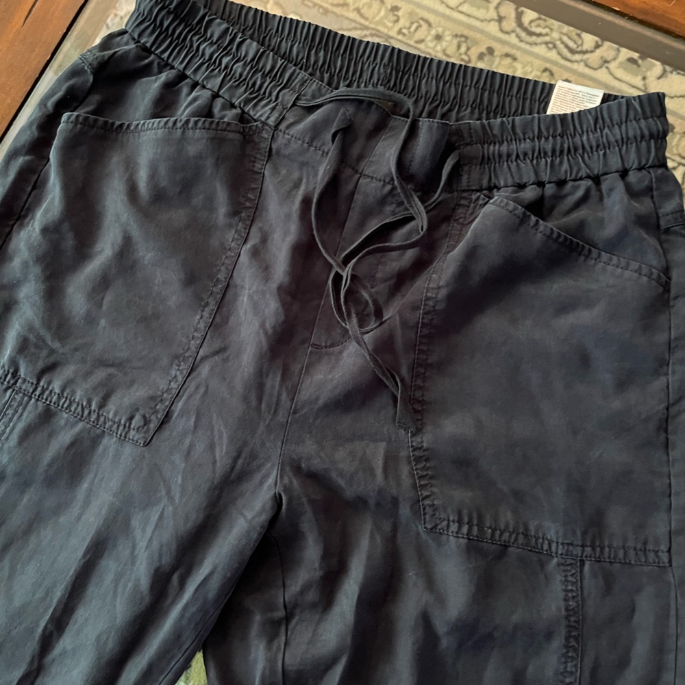Banana Republic Tencel Utility Jogger in Navy Size Small